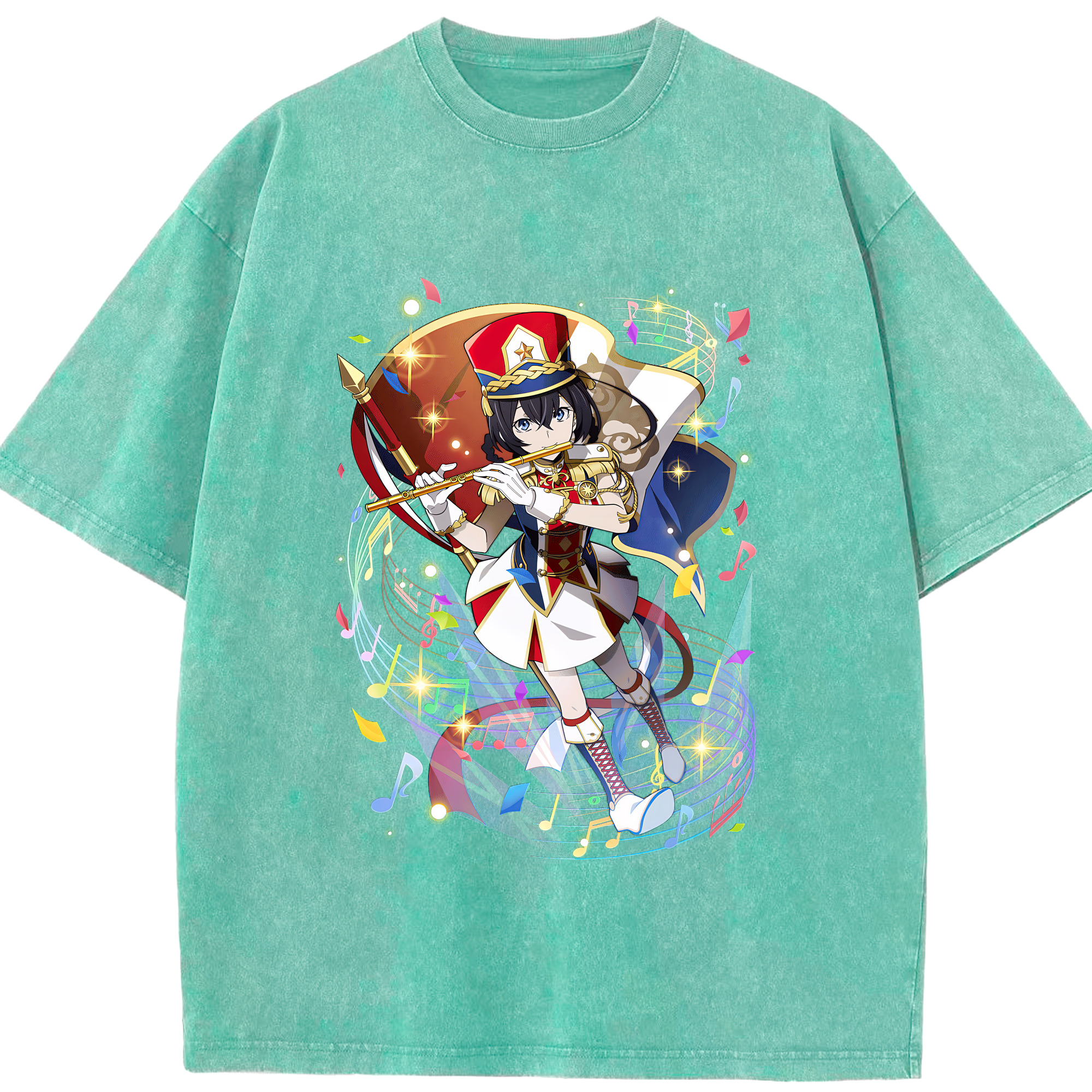 文豪ストレイドッグス Bungo Stray Dogs 綿100% ヴィンテージ風 半袖Tシャツ（フロントプリント）